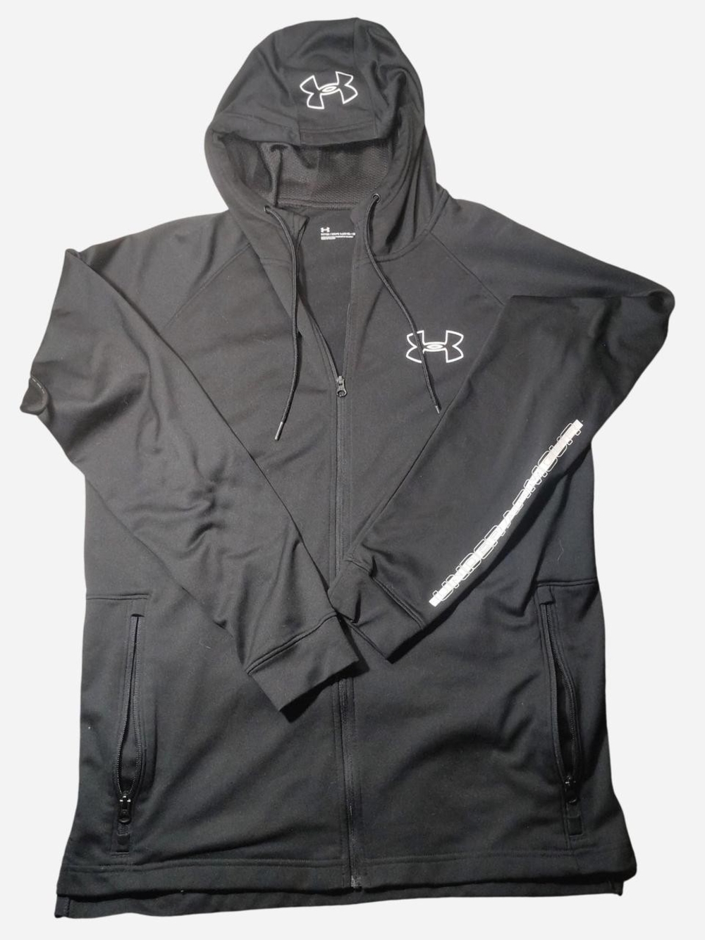 Under Armour Black Full-Zip Performance Hoodie Jacket